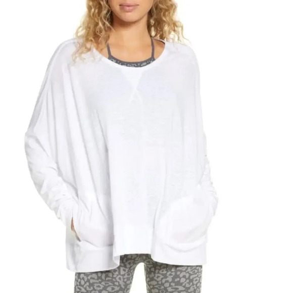 Free People Movement First Choice Long Sleeve Tee in White Size XS - Picture 2 of 9